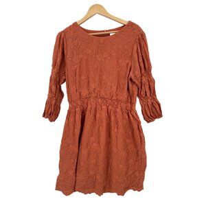 Salt Dress Embroidered Waist Women's Size‎ XL Boho Peasant Cottagecore